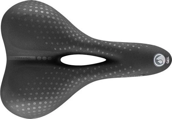 SELLE SAN MARCO San Marco Bioaktive Trekking Open Fit Gel Suede Saddle Black 1 SELLE SAN MARCO San Marco Bioaktive Trekking Open Fit Gel Suede Saddle Black