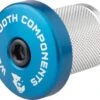 Wolf-tooth Wolf Tooth Compression Plug With Integrated Spacer Stem Cap 1 1/8'' Blue