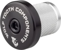 Wolf-tooth Wolf Tooth Compression Plug With Integrated Spacer Stem Cap 1 1/8'' Black