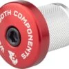 Wolf-tooth Wolf Tooth Compression Plug With Integrated Spacer Stem Cap 1 1/8'' Red
