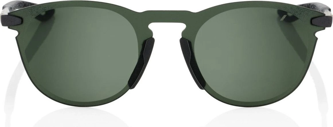 100% Legere Round Matte Black / Gray Green Mirror Sunglasses 2 100% Legere Round Matte Black / Gray Green Mirror Sunglasses - Image 2