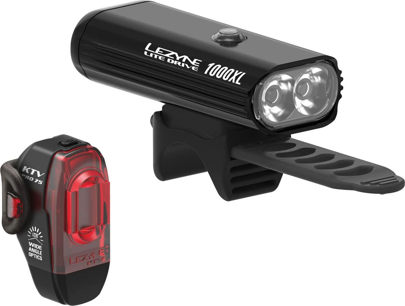 Lezyne Lite Drive 1000XL / KTV Pro Lights Black 1 Lezyne Lite Drive 1000XL / KTV Pro Lights Black