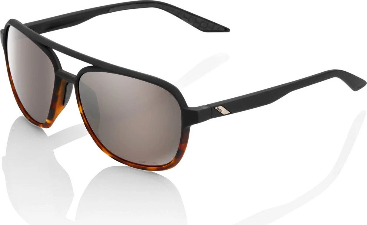 100% Kasia Women's Sunglasses Soft Tact Black Havana Fade / Hiper Silver Lens 1 100% Kasia Women's Sunglasses Soft Tact Black Havana Fade / Hiper Silver Lens