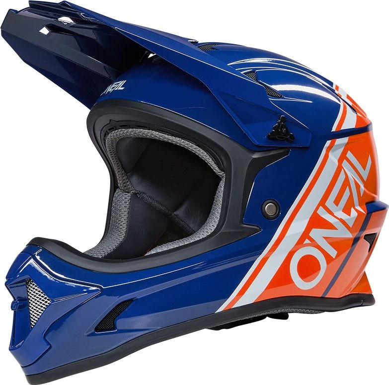 O'Neal Sonus Split Blue / Orange Full Face Helmet 1 O'Neal Sonus Split Blue / Orange Full Face Helmet