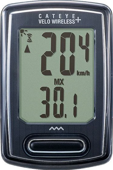 Cateye Velo Wireless Plus Bike Computer Black 1 Cateye Velo Wireless Plus Bike Computer Black