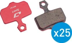 Jagwire Bulk Box Disc Brake Pads For Avid DB / Elixir / XX / Sram DB Level (x25)