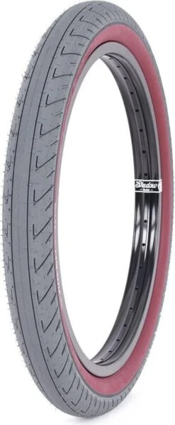 The Shadow Conspiracy Strada Nuova LP 20'' Finest BMX Tire Black / Red