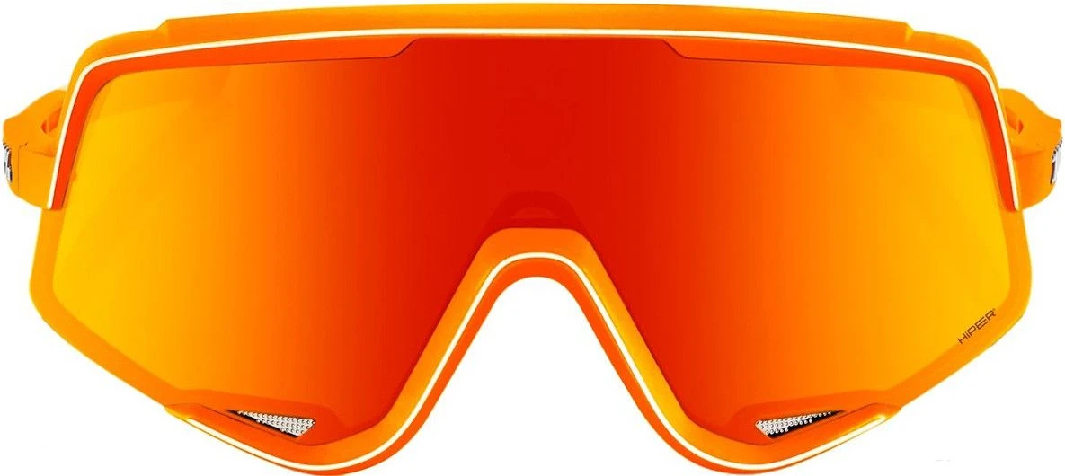 100% Glendale Sunglasses Neon Orange / Hiper Red Multilayer 2 100% Glendale Sunglasses Neon Orange / Hiper Red Multilayer - Image 2