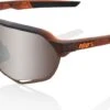 Glasses 100% S2 Matte Brown / Silver Mirror Hiper