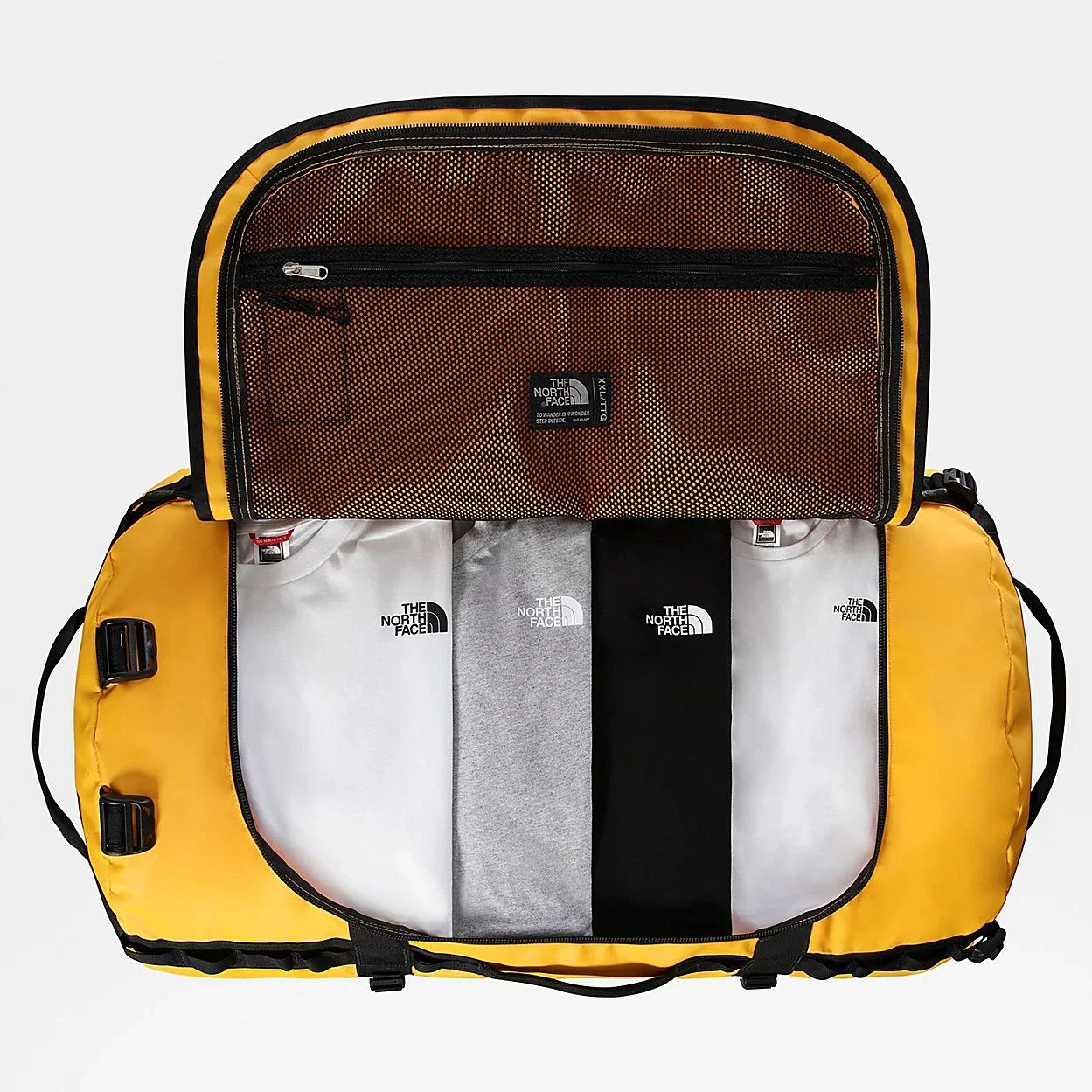 Travel Bag The North Face Base Camp Duffel 150L Yellow 2 Travel Bag The North Face Base Camp Duffel 150L Yellow - Image 2