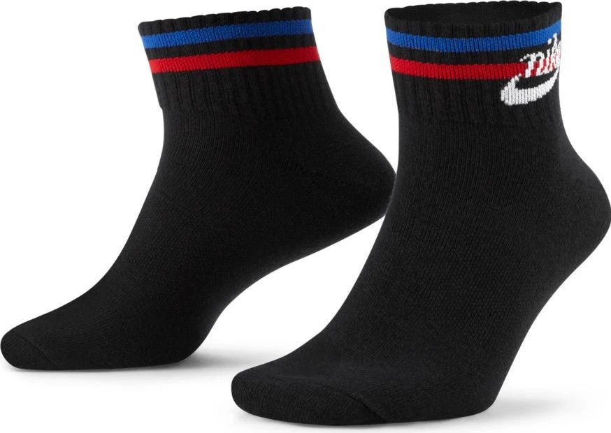 Nike Sportswear Nike Essential Low Socks (3 Pairs) Black 1 Nike Sportswear Nike Essential Low Socks (3 Pairs) Black