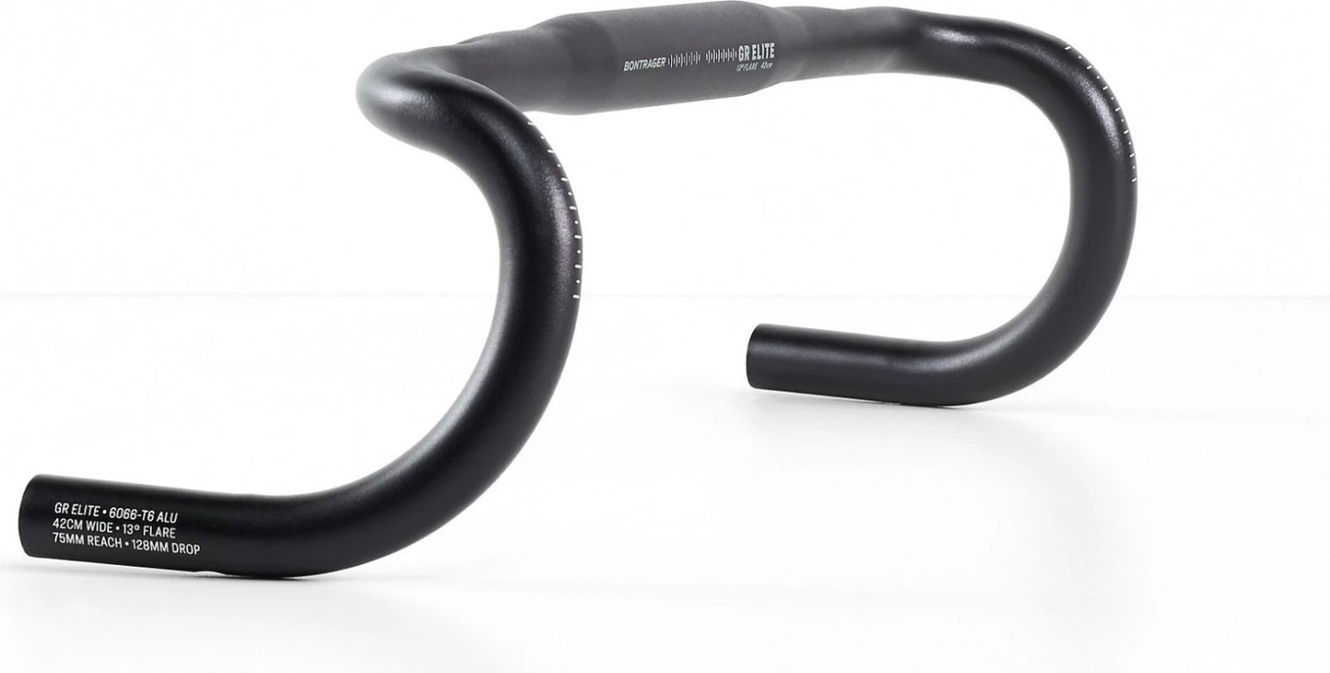Bontrager GR Elite Gravel Handlebar Black 1 Bontrager GR Elite Gravel Handlebar Black