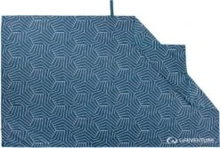 Lifeventure SoftFibre Printed Recycled Towel Geometric Navy Blue