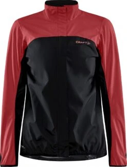 Craft Core Endur Hydro Waterproof Jacket Black Pink Women