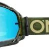 O'Neal B-10 Camo V.22 Military Green- Radium Blue Mask