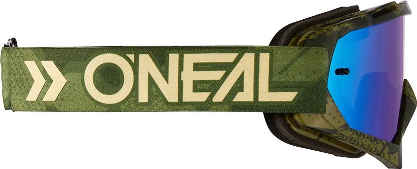 O'Neal B-10 Camo V.22 Military Green- Radium Blue Mask 3 O'Neal B-10 Camo V.22 Military Green- Radium Blue Mask - Image 3