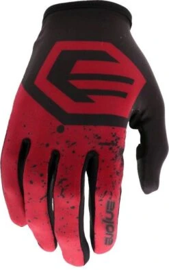 Evolve Splatter Gloves Red / Black -Component Bike Gear 2109785610961e76e12c5.10018716
