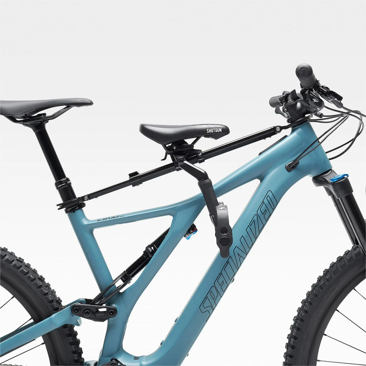 Shotgun Pro Front Mounted Child Bike Seat Black 2 Shotgun Pro Front Mounted Child Bike Seat Black - Image 2