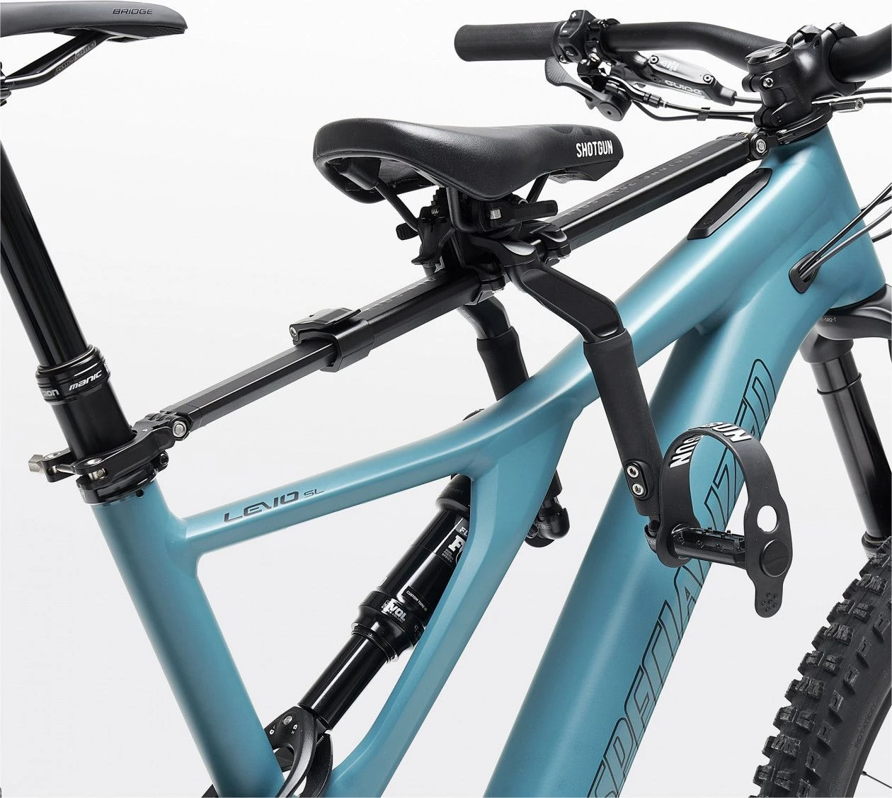 Shotgun Pro Front Mounted Child Bike Seat Black 5 Shotgun Pro Front Mounted Child Bike Seat Black - Image 5