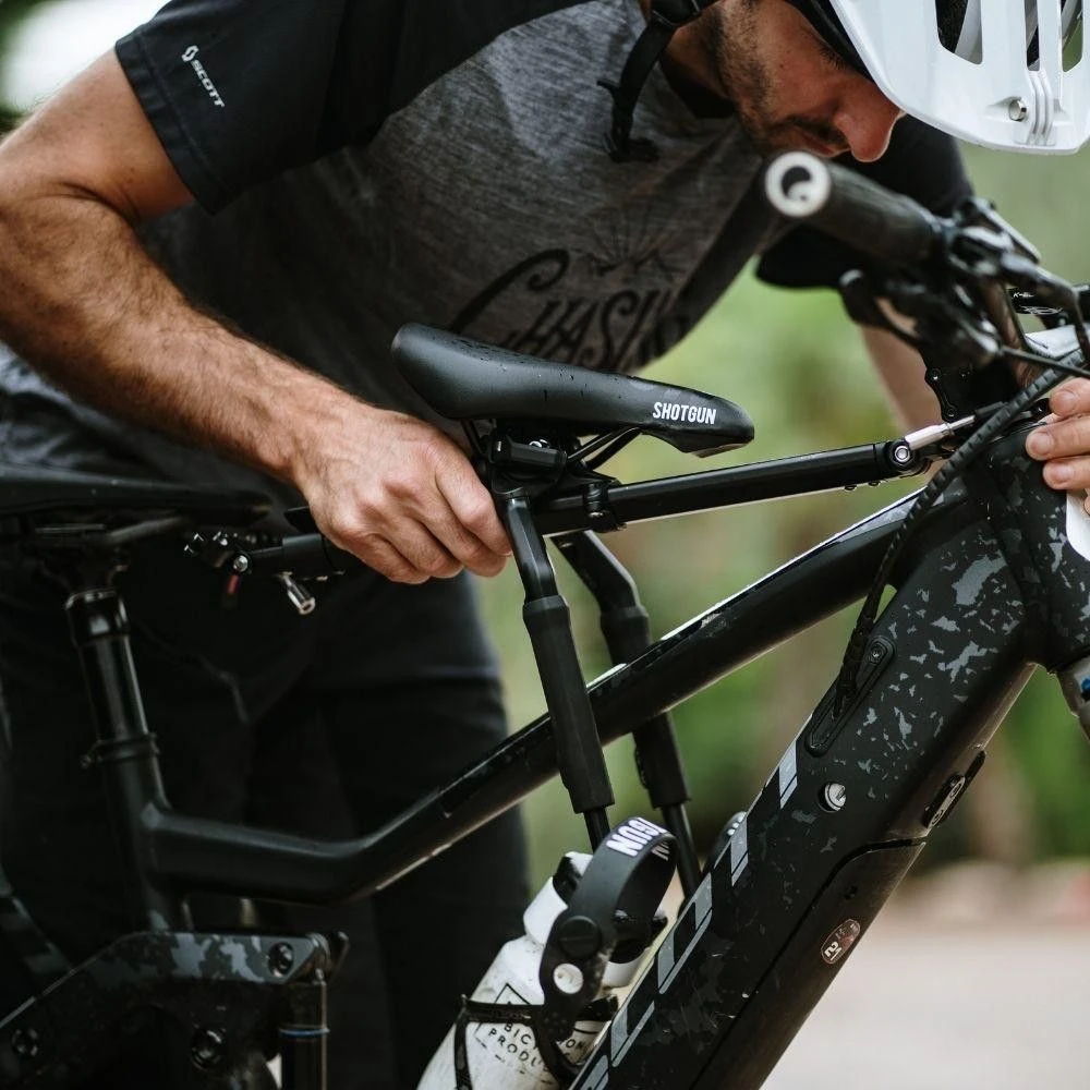 Shotgun Pro Front Mounted Child Bike Seat Black 8 Shotgun Pro Front Mounted Child Bike Seat Black - Image 8