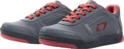 Pair Of O'Neal PINNED FLAT Pedal V.22 MTB Shoes Gray / Red