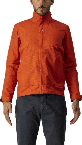 Castelli Commuter Reflex Waterproof Jacket Red 1 Castelli Commuter Reflex Waterproof Jacket Red