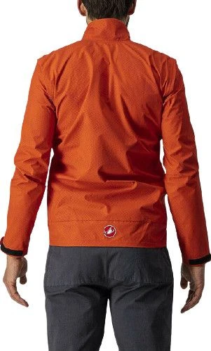 Castelli Commuter Reflex Waterproof Jacket Red 2 Castelli Commuter Reflex Waterproof Jacket Red - Image 2