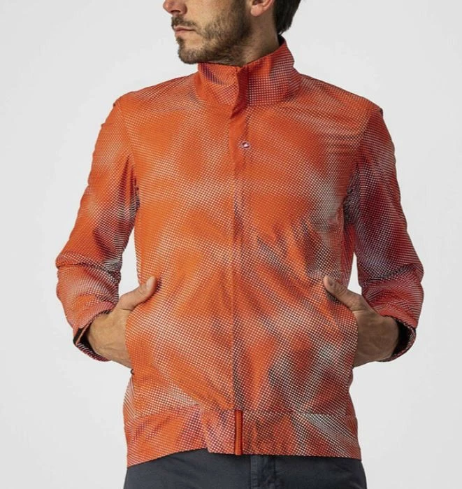 Castelli Commuter Reflex Waterproof Jacket Red 4 Castelli Commuter Reflex Waterproof Jacket Red - Image 4