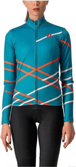 Castelli Diagonal Women's Jersey FZ Pink -Component Bike Gear 212636061360895c2e3d3.11467609
