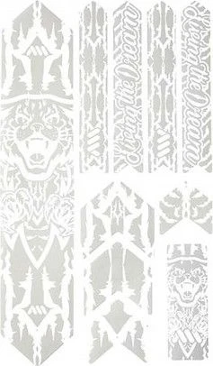 All-mountain-style All Mountain Style Extra Frame Protection Kriss Kyle White