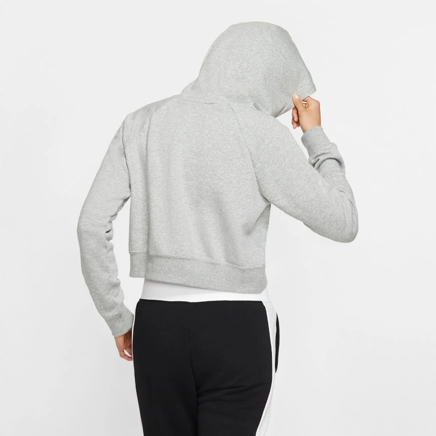 Nike Sportswear Essential Dk Gray / White Hoodie Women 3 Nike Sportswear Essential Dk Gray / White Hoodie Women - Image 3