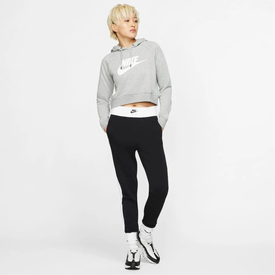 Nike Sportswear Essential Dk Gray / White Hoodie Women 4 Nike Sportswear Essential Dk Gray / White Hoodie Women - Image 4