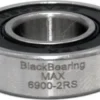 Black-bearing Black Bearing 61900-2RS Max 10 X 22 X 6 Mm