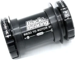 Black-bearing Black Bearing Screw-in 42 Bottom Bracket 30mm Axle