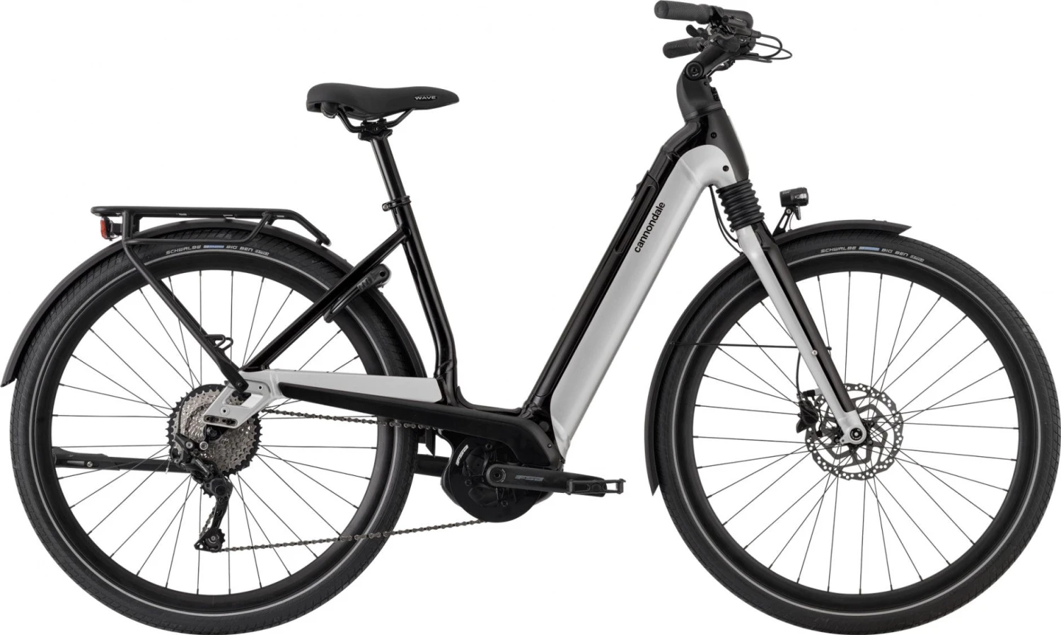 Cannondale Mavaro Neo 5 Shimano Deore 10V 500 Wh 700mm Electric City Bike White Cashmere Black 1 Cannondale Mavaro Neo 5 Shimano Deore 10V 500 Wh 700mm Electric City Bike White Cashmere Black