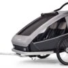 Croozer Keeke 2 Child Trailer Stone Grey
