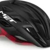 MET Veleno Helmet Black Red 2022