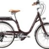 Peugeot ELC01 E-Legend Electric City Bike Shimano Tourney / Altus 8V 400 Wh 26 '' Aubergine 2021