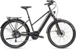 Peugeot ET01 Crossover Equipé Mixte D10 Powertube Electric City Bike Shimano Deore 10S 500 Wh 27.5'' Dark Grey 2022