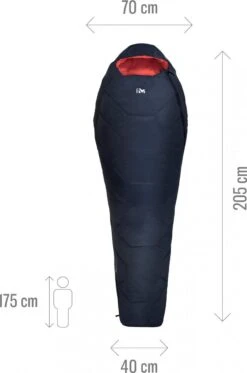 Millet Baikal 750 Sleeping Bag Blue Women -Component Bike Gear 218157361b1f3690316b6.87603456