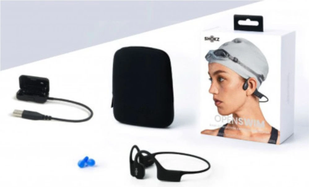 Shokz Openswim Bluetooth Headset Blue 2 Shokz Openswim Bluetooth Headset Blue - Image 2