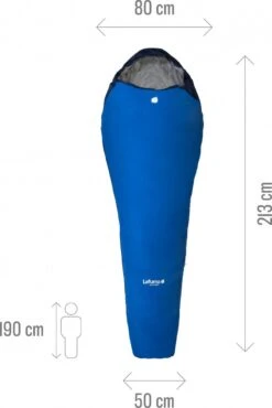 Lafuma Active 10 ° Blue Unisex D Sleeping Bag -Component Bike Gear 218482061bb18c7267f17.56015509