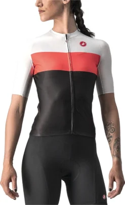 Castelli Aero Pro Pink / Red Women's Jersey -Component Bike Gear 218641361c1e8f0048cd4.33569226