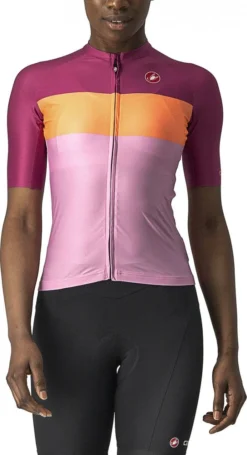Castelli Aero Pro Pink / Red Women's Jersey