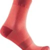 Castelli Velocissima 12 Socks Pink / Coral