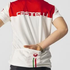 Castelli Neo Prologo Kids Jersey White / Red -Component Bike Gear 218643161c1e90d173897.07169064