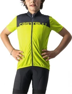 Castelli Neo Prologo Kids Jersey White / Red -Component Bike Gear 218643261c1e90dc66011.66948843