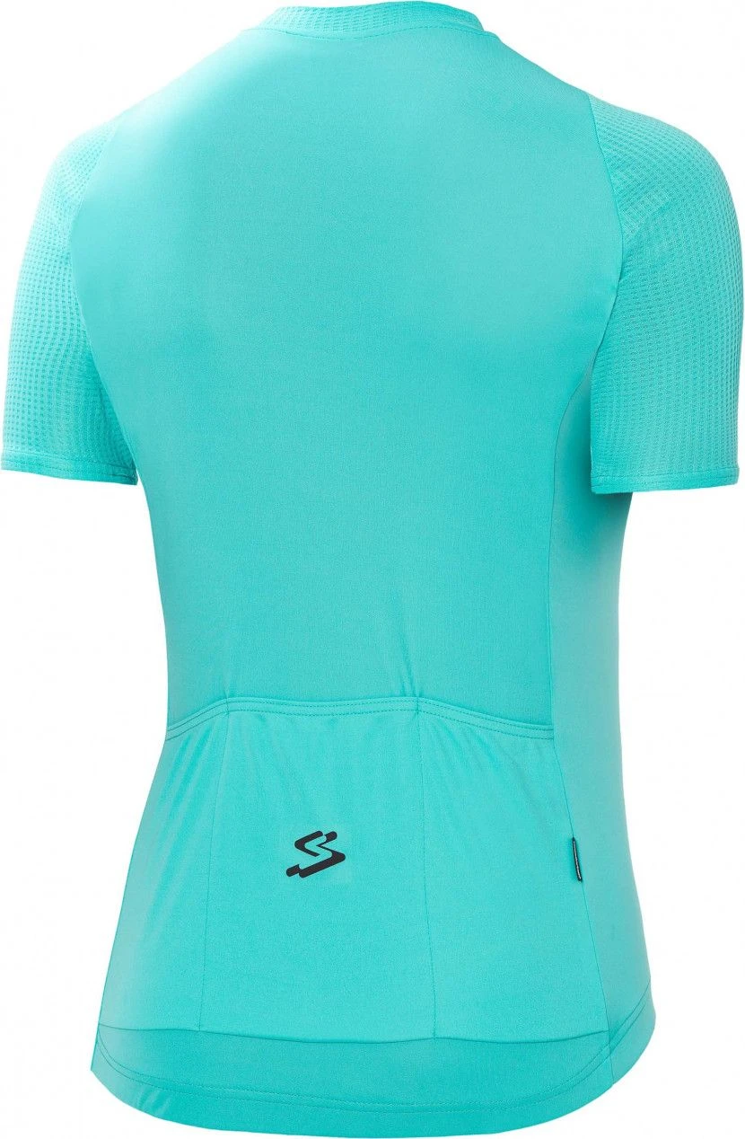 Spiuk Anatomic Women's Short Sleeve Jersey Turquoise Blue 2 Spiuk Anatomic Women's Short Sleeve Jersey Turquoise Blue - Image 2