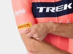 Santini X Trek Segafredo Replica Short Sleeve Jersey Coral / Pink -Component Bike Gear 219322661dd9d0718e343.86027010