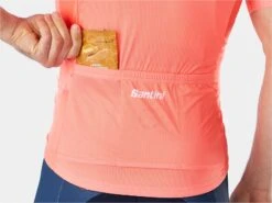 Santini X Trek Segafredo Sleeveless Windbreaker Vest Coral Pink -Component Bike Gear 219322861dda6d7945077.50551430